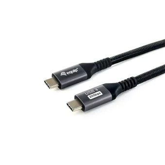 Equip Cable USB-C 4.0 Male - USB C 4.0 Male 100W 4K/60Hz 20Gbps 2m Black 128382
