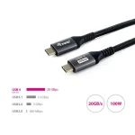 Equip Cable USB-C 4.0 Male - USB C 4.0 Male 100W 4K/60Hz 20Gbps 2m Black 128382 - Image 6