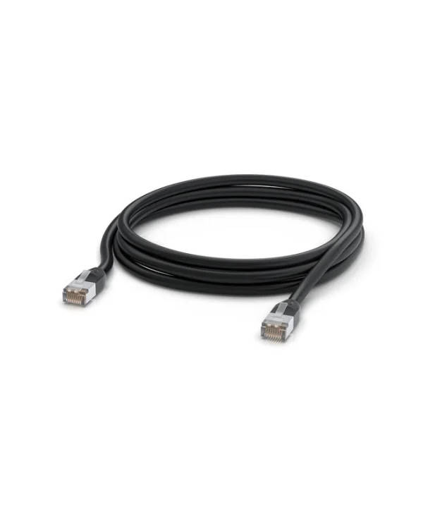 Ubiquiti U/FTP (STP) Cat.5e Καλώδιο Δικτύου Ethernet εξωτερικού χώρου 3m Μαύρο 1τμχ UACC-Cable-Patch-Outdoor-3M-BK