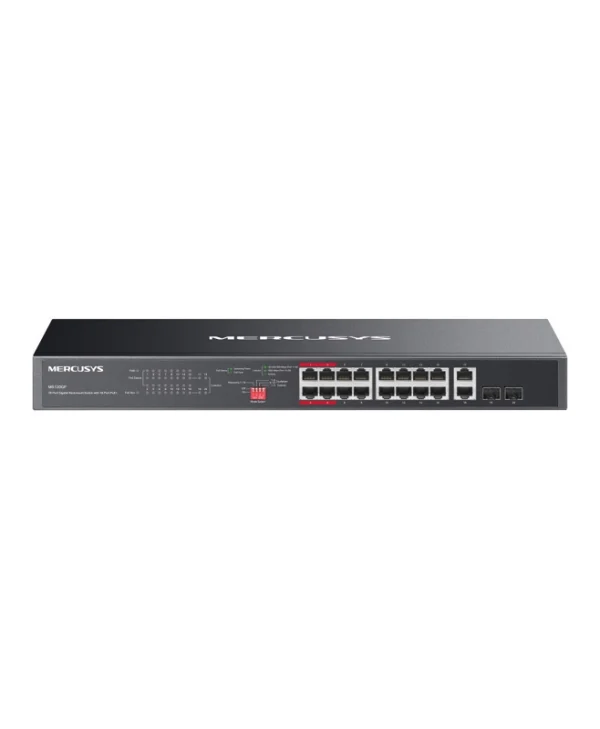 Mercusys MS120GP Unmanaged PoE+ Switch με 16 Θύρες Ethernet και 2 SFP Θύρες