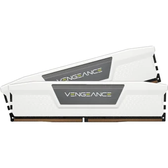 Corsair Vengeance White DDR5 32GB RAM με 2x16GB Modules και Ταχύτητα 6400 για Desktop CMK32GX5M2B6400Z36W
