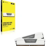 Corsair Vengeance White DDR5 32GB RAM με 2x16GB Modules και Ταχύτητα 6400 για Desktop CMK32GX5M2B6400Z36W - Image 2
