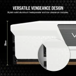 Corsair Vengeance White DDR5 32GB RAM με 2x16GB Modules και Ταχύτητα 6400 για Desktop CMK32GX5M2B6400Z36W - Image 3