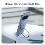 Google Pixelsnap Ring Stand – Qi2 Compatible – Lean Back Enjoy Playback Made By Google GA09954-WW - Image 2