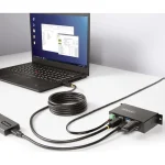 StarTech USB 2.0 Hub 4 Θυρών με σύνδεση USB-A 5G4AINDRM-USB-A-HUB - Image 3