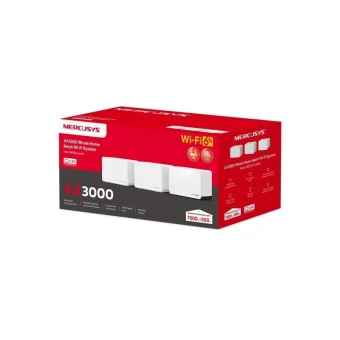 Mercusys Halo H85X WiFi Mesh Network Access Point Wi‑Fi 6 Dual Band (2.4 & 5GHz) σε Τριπλό Kit MERC-HaloH85X(3-pack)