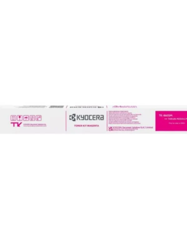 Kyocera TK-8605 Γνήσιο Toner Laser Εκτυπωτή Ματζέντα 20000 Σελίδων 1T0C2MBNL1