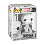 Funko Pop! Marvel: Marvel - Iron Man (Sketched) 1572 Bobble-Head 90298 - Image 2