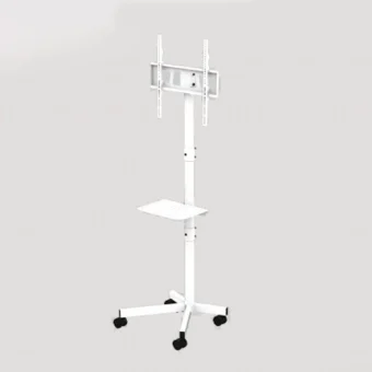 Gembird TVS-55T-03-W Βάση Τηλεόρασης Δαπέδου έως 55" Λευκό