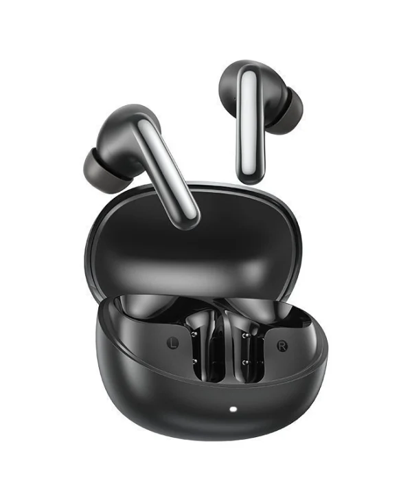 QCY MeloBuds N60 Bluetooth Handsfree Ακουστικά με Αντοχή στον Ιδρώτα και Θήκη Φόρτισης Μαύρα QCY-HT19 Black