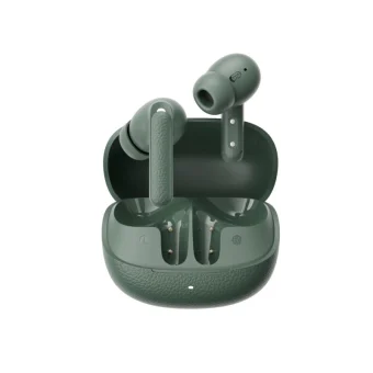 QCY HT15 Buds ANC Bluetooth Handsfree Ακουστικά με Αντοχή στον Ιδρώτα και Θήκη Φόρτισης Πράσινα QCY-HT15 Green