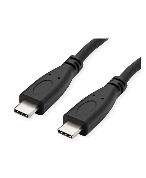 Roline USB 2.0 Cable USB-C male - USB-C 100W Χρυσό 0.5m (11.02.9057)