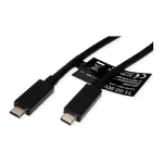 Roline USB 2.0 Cable USB-C male - USB-C 100W Χρυσό 0.5m (11.02.9057) - Image 4