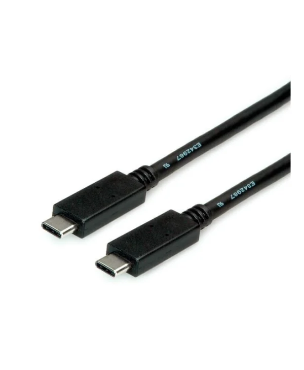 Roline USB 3.2 Cable USB-C male - USB-C 100W Μαύρο 2m 11.02.9055