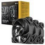 Antec NOVA 120 Case Fan με Χωρίς Led Φωτισμό και Σύνδεση 4-Pin PWM 3τμχ 0-761345-40051-0