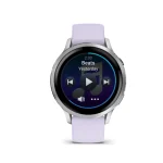 Garmin Venu 4 Stainless Steel 41mm Αδιάβροχο Smartwatch με Παλμογράφο (Silver with Periwinkle) 010-03013-01 - Image 3