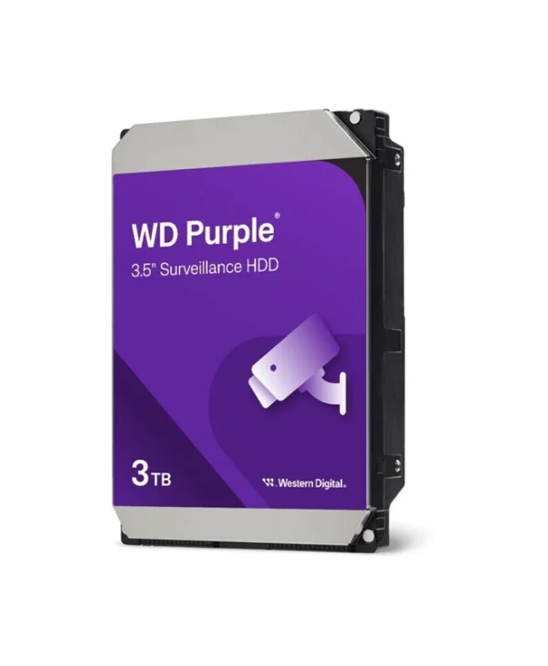 Western Digital 3TB HDD Σκληρός Δίσκος 3.5" SATA III 5400rpm με 128MB Cache για Καταγραφικό WD34PURZ