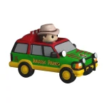 Funko Bitty Pop! Rides: Jurassic Park - Dr. Alan Grant and Jurassic SUV 90113 - Image 2