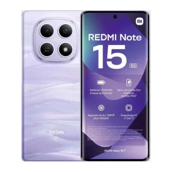 Xiaomi Redmi Note 15 NFC 5G Dual SIM (8/256GB) Mist Purple MZB0LWFEU