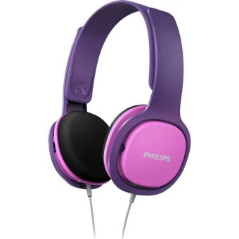 Philips SHK2000 Ενσύρματα Παιδικά On Ear Ακουστικά Μωβ / Ροζ SHK-2000PK/00