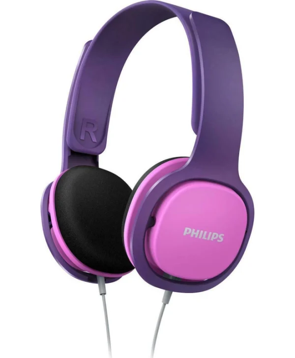 Philips SHK2000 Ενσύρματα Παιδικά On Ear Ακουστικά Μωβ / Ροζ SHK-2000PK/00