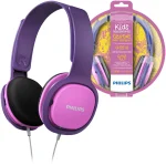 Philips SHK2000 Ενσύρματα Παιδικά On Ear Ακουστικά Μωβ / Ροζ SHK-2000PK/00 - Image 4