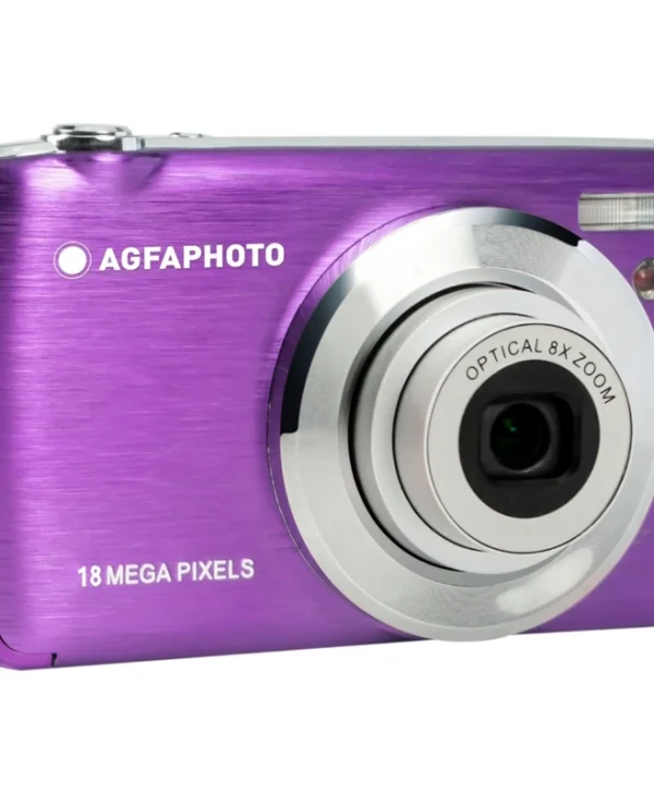 AgfaPhoto Realishot DC8200 Compact Φωτογραφική Μηχανή 18MP Οπτικού Ζουμ 8x με Οθόνη 2.7" και Ανάλυση Video Full HD (1080p) Κόκκινη DC8200VI