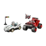 LEGO Sonic The Hedgehog Silver's Car vs. Knuckles' Monster Truck για 8+ ετών Ετών 378τμχ 77118 - Image 2