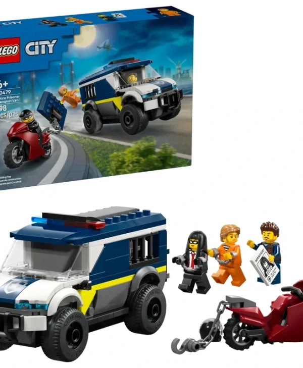 LEGO City Police Prisoner Transport Van για 6+ ετών Ετών 198τμχ 60479