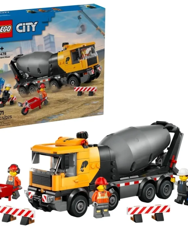 LEGO City Cement Mixer για 7+ ετών Ετών 371τμχ 60478