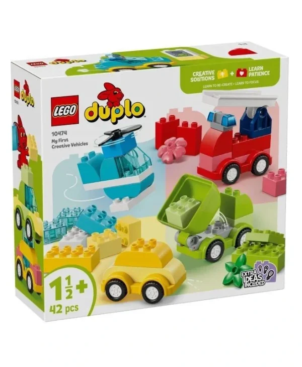 LEGO Duplo Creative Vehicles για 1.5+ ετών Ετών 42τμχ 10474