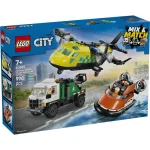 LEGO City Airplane, Service Truck & Hovercraft Remix για 7+ ετών Ετών 990τμχ 60505