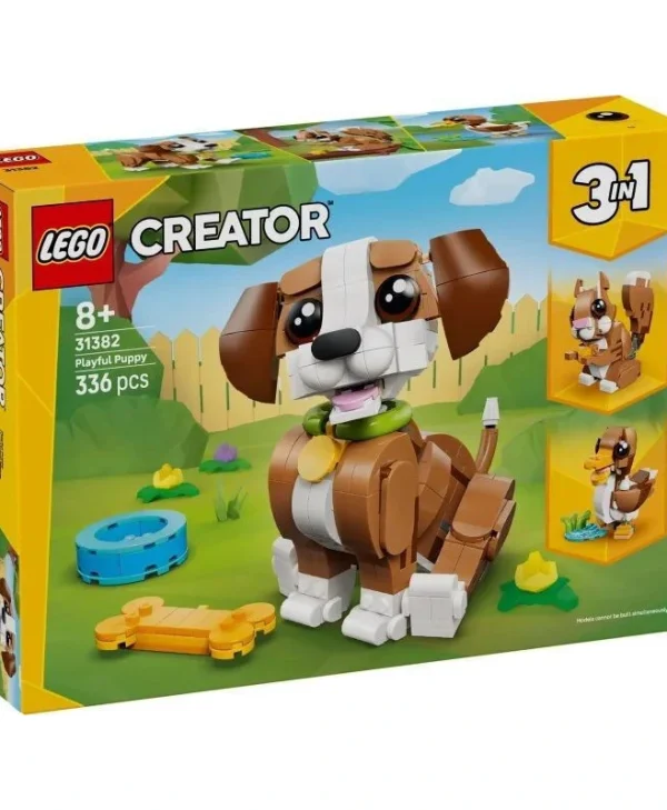 LEGO Creator 3-in-1 Cute Animals: Playful Puppy Dog για 8+ ετών Ετών 336τμχ 31382