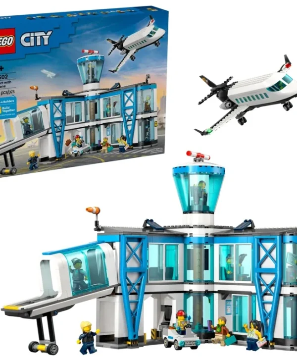 LEGO City Airport with Airplane για 8+ ετών Ετών 887τμχ 60502