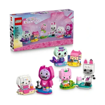 LEGO Gabby's Dollhouse Gabby's Brick-Built Cat Friends για 6+ ετών Ετών 324τμχ 11215