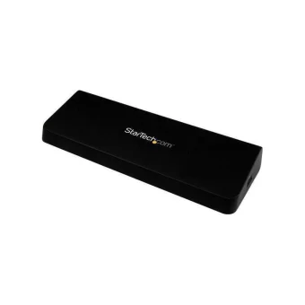 StarTech USB-A Docking Station με HDMI/DisplayPort 4K PD Ethernet και συνδεση 2 Οθονών Μαύρο (USB3DOCKHDPC)