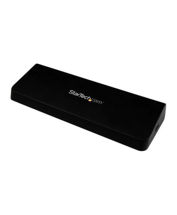 StarTech USB-A Docking Station με HDMI/DisplayPort 4K PD Ethernet και συνδεση 2 Οθονών Μαύρο (USB3DOCKHDPC)
