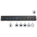 StarTech USB-A Docking Station με HDMI/DisplayPort 4K PD Ethernet και συνδεση 2 Οθονών Μαύρο (USB3DOCKHDPC) - Image 3