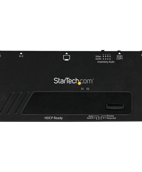 StarTech 2 Port HDMI Switch w/ Automatic and Priority Switching - 1080p VS221HDQ