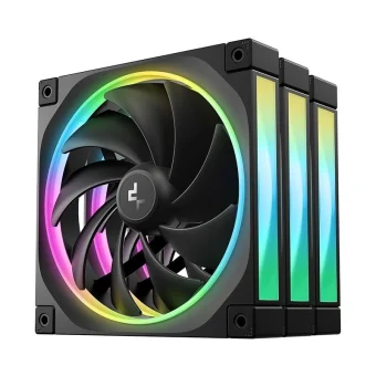 Deepcool FL14 Case Fan 140mm με ARGB Φωτισμό και Σύνδεση 4-Pin PWM 3τμχ R-FL14-BKAPN3-G