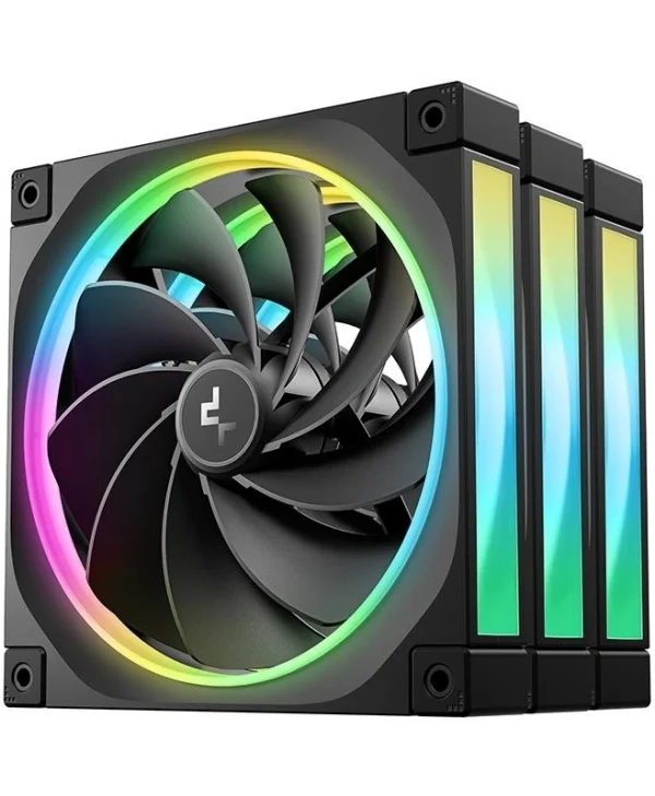 Deepcool FL14R Case Fan 140mm με ARGB Φωτισμό και Σύνδεση 4-Pin PWM 3τμχ R-FL14R-BKAPN3-G