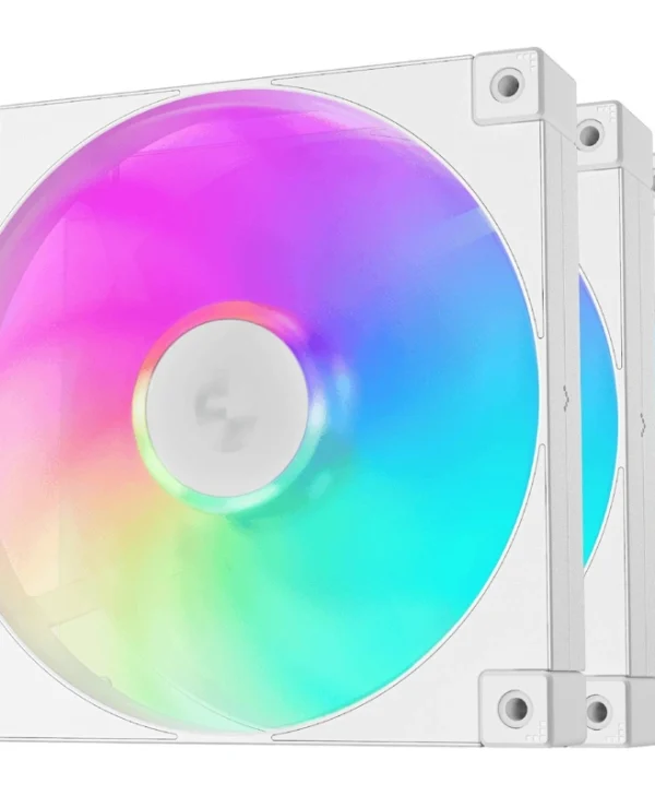 Deepcool Fd14 Case Fan 140mm με ARGB Φωτισμό και Σύνδεση 3-Pin / 4-Pin PWM 3τμχ Λευκό R-FD14-WHAPN3-G