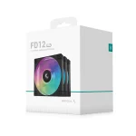Deepcool FD12 Case Fan 120mm με ARGB Φωτισμό και Σύνδεση 4-Pin PWM 3τμχ R-FD12-BKAPN3-G - Image 5