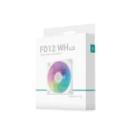 Deepcool Fd12 Case Fan 120mm με ARGB Φωτισμό και Σύνδεση 4-Pin PWM / 3-Pin Λευκό R-FD12-WHAPN1-G - Image 5