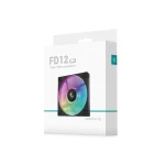 Deepcool Fd12 Case Fan 120mm με ARGB Φωτισμό και Σύνδεση 4-Pin PWM / 3-Pin R-FD12-BKAPN1-G - Image 5