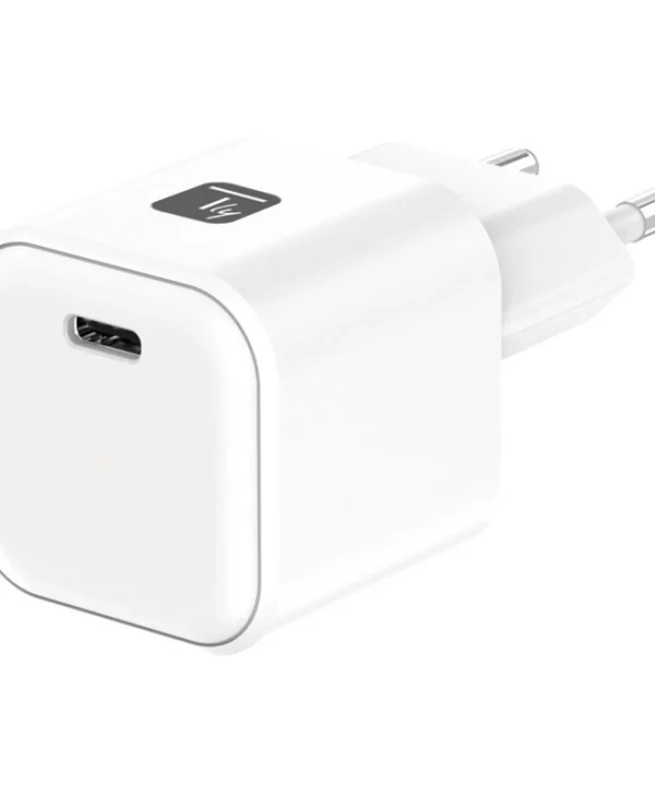 Techly Φορτιστής Χωρίς Καλώδιο με Θύρα USB-C 65W Λευκός (IPW-USB-G65C) 368949
