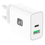 Techly Φορτιστής Χωρίς Καλώδιο με Θύρα USB-A και Θύρα USB-C 30W Λευκός (IPW-USB-30WACG) 621901 - Image 3