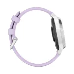 Garmin Lily 2 Aluminium 35mm Αδιάβροχο Smartwatch με Παλμογράφο (Silver/Jasmine Purple) 010-02891-01 - Image 3