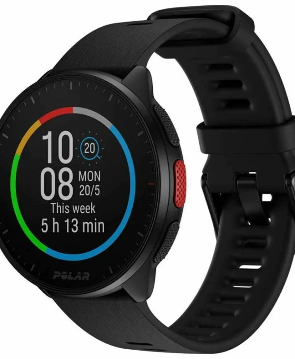 Polar Pacer 45mm Smartwatch με Παλμογράφο (Night Black) 900102174