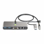 StarTech USB-A / USB-C Docking Station με 4K PD Ethernet Ασημί (5G2A1SGBB-USB-C-HUB) - Image 4